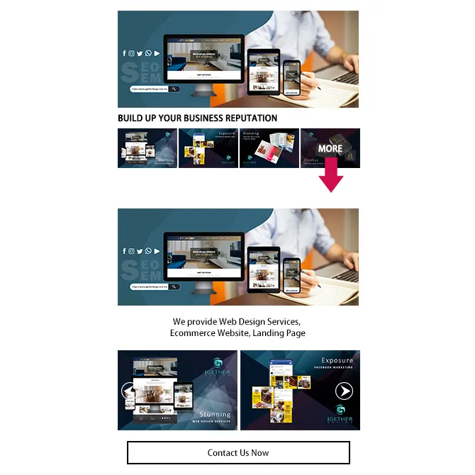 Landing page design services in Malaysia
