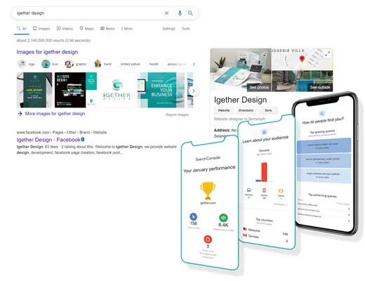 SEO Submission services for your website in Malaysia by iGether Creative Design